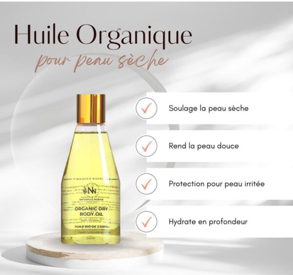 Huile pour peau seche BIO